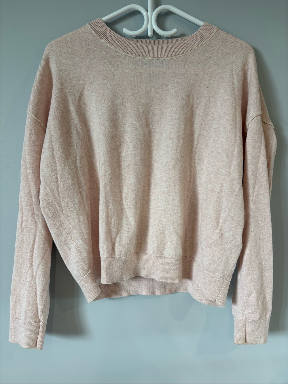 Roots Pale Pink Crewneck Sweater